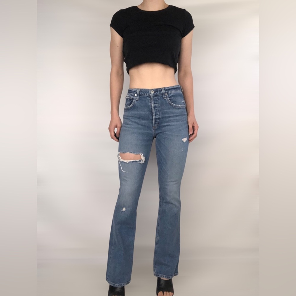 Citizens of Humanity Libby Bootcut High Rise Distress Jeans Size‎ 25